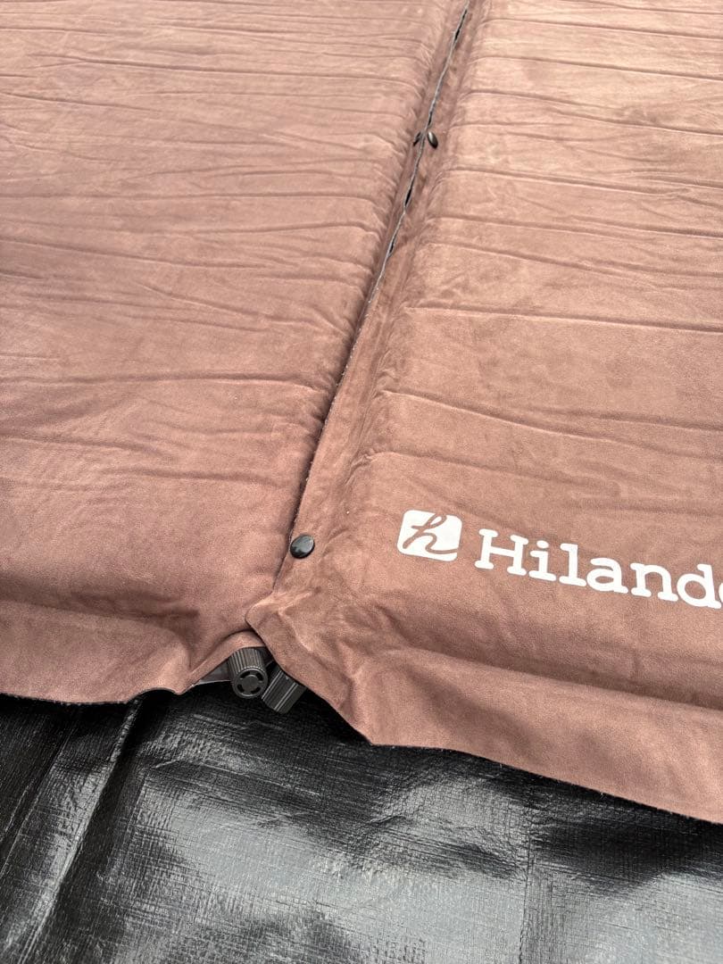 Hilander スエードインフレーターマット(5cm)ダブル　2個セット