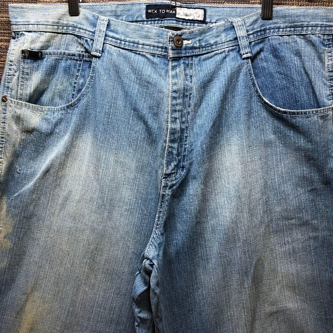 希少‼️N2M バギーデニムパンツ　HIPHOP Y2K 古着　極太