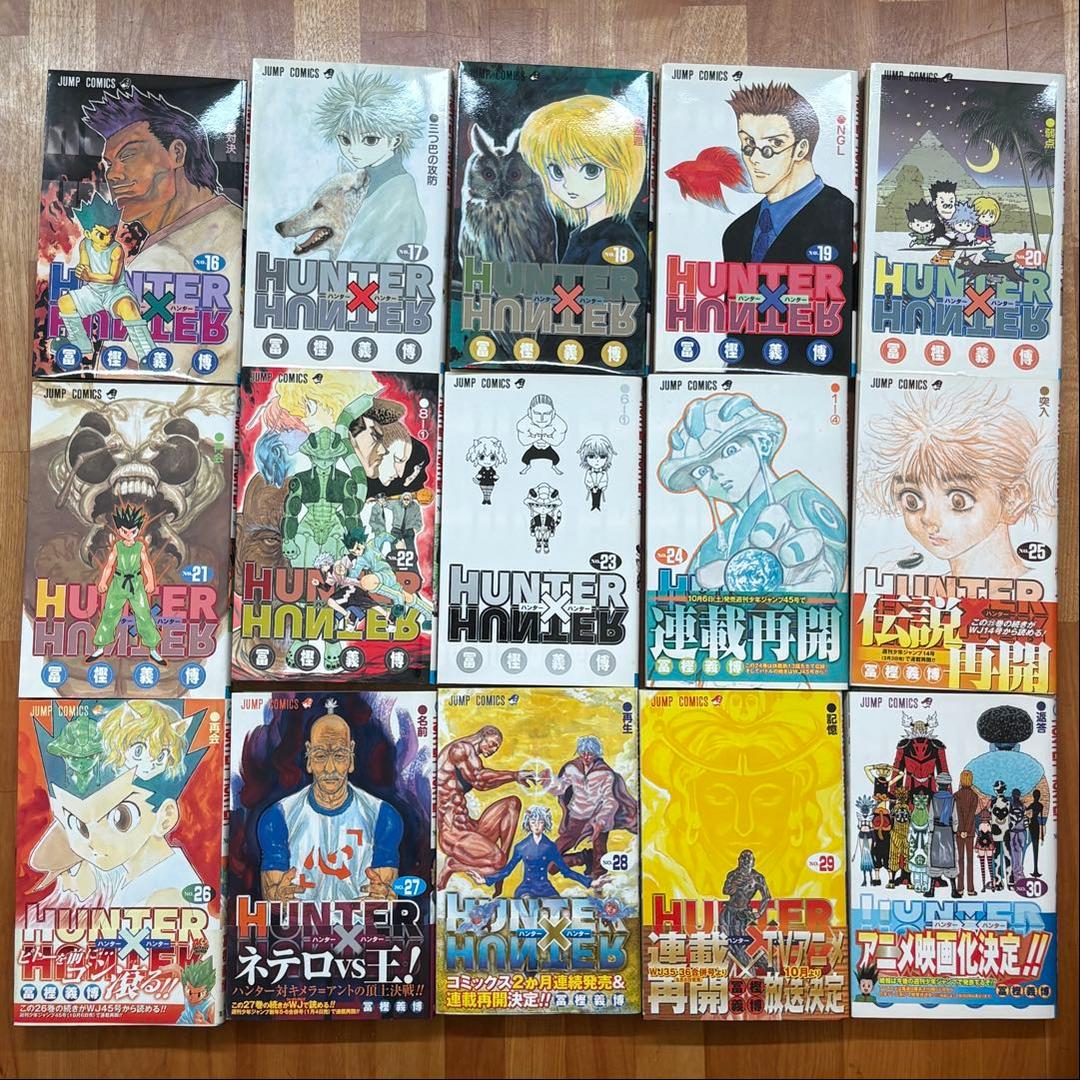 HUNTER×HUNTER ハンターハンター コミック 1巻〜34巻 一部初版