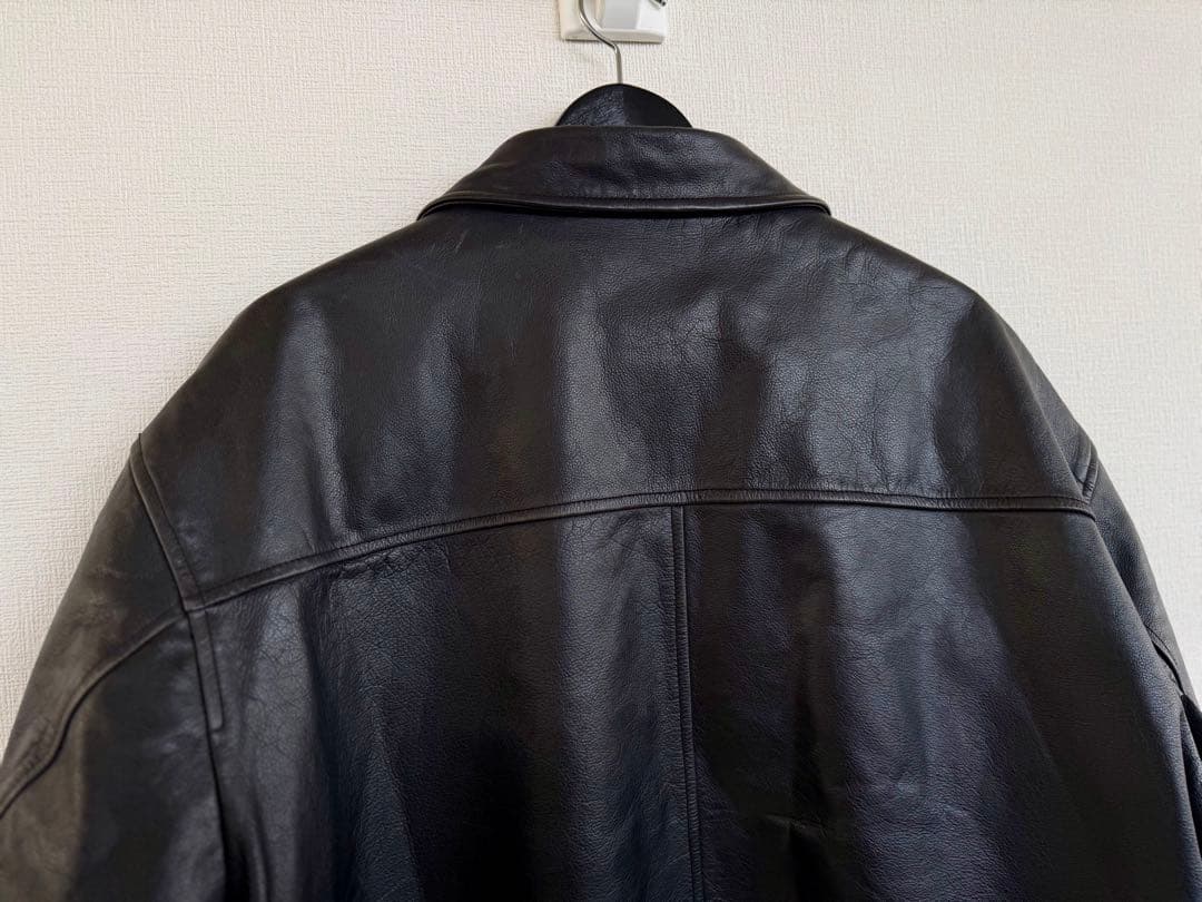 超超スペシャル 90s オールドギャップ レザー ジャケット XL ブラック
