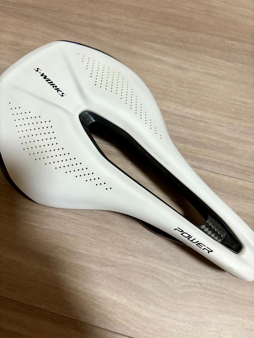 S-WORKS POWER カーボン サドル ホワイト