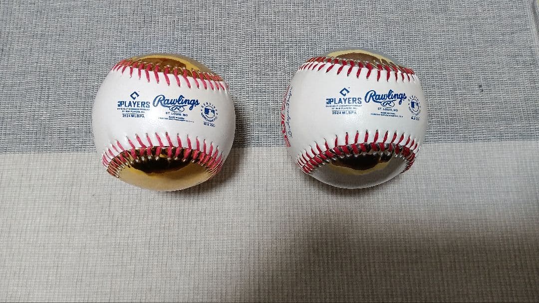 ＃【ドジャース大谷：５０/５０達成記念 金・銀/記念ボール】