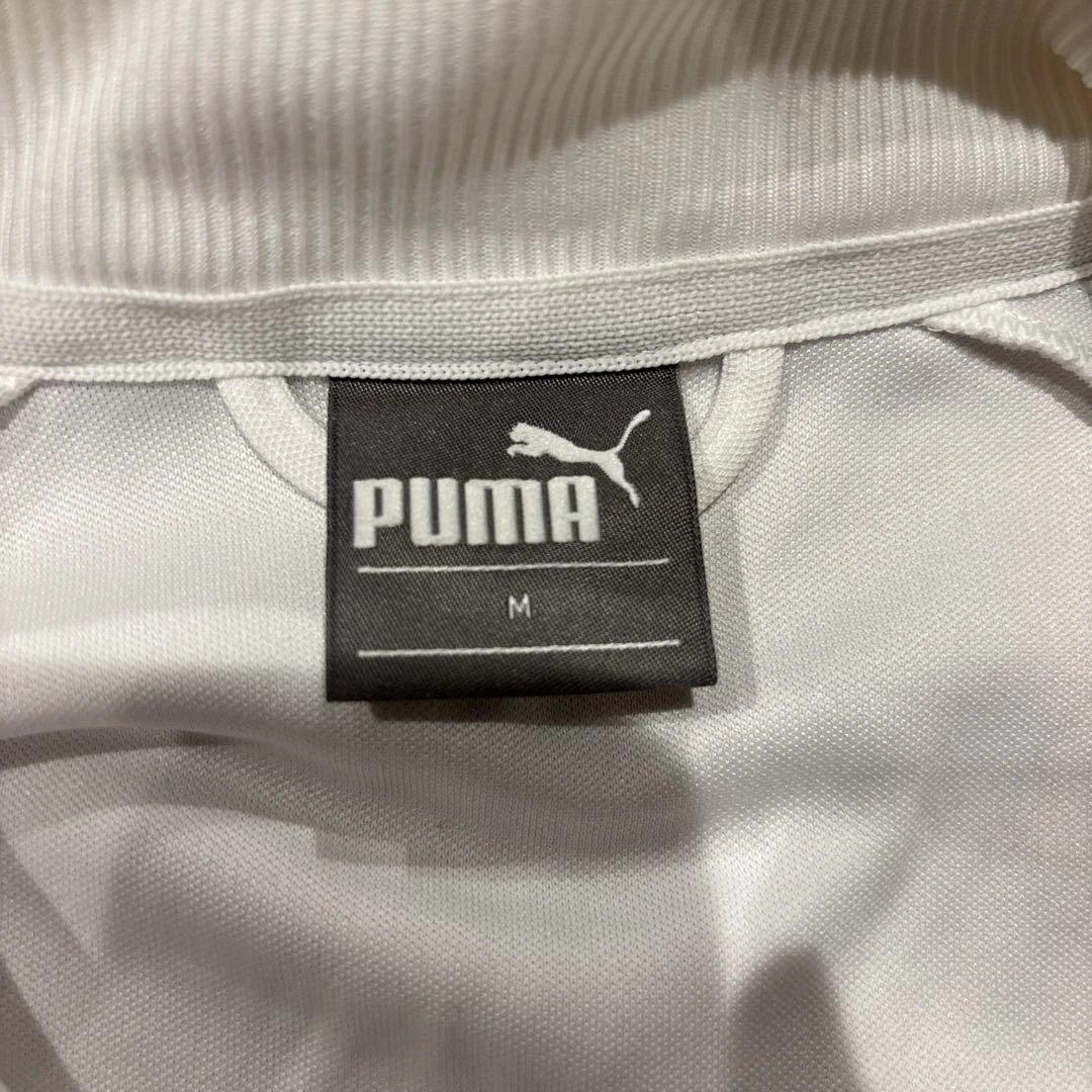 極美品PUMA ジャージ上下セットアップ ホワイト/ブラック Mサイズ