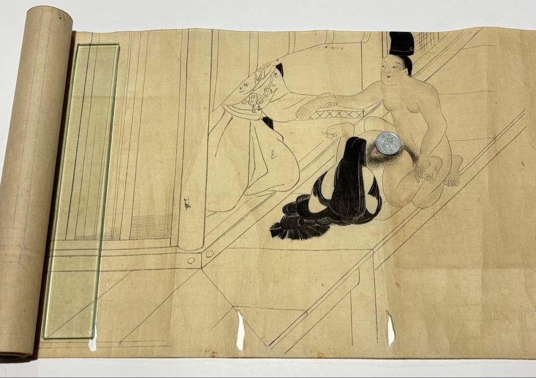 「源氏灌頂巻」江戸時代後期頃写 1巻|春画 艶本 浮世絵 源氏物語 和本