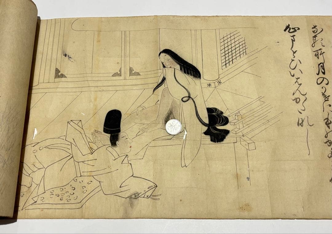 「源氏灌頂巻」江戸時代後期頃写 1巻|春画 艶本 浮世絵 源氏物語 和本