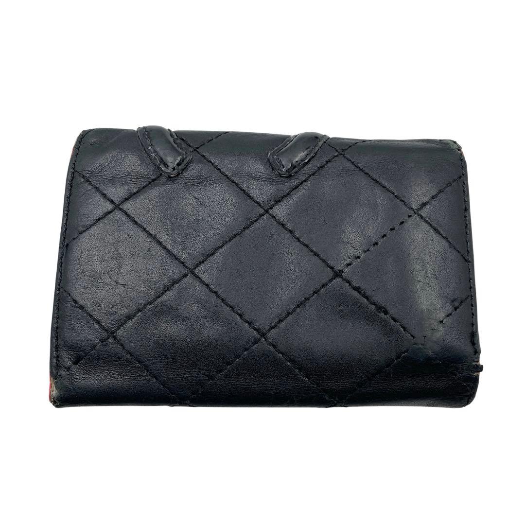 CHANEL シャネル　キーケース　6連　ブラック　黒　カンボンライン