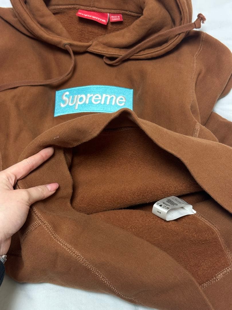 Supreme ブラウン パーカー