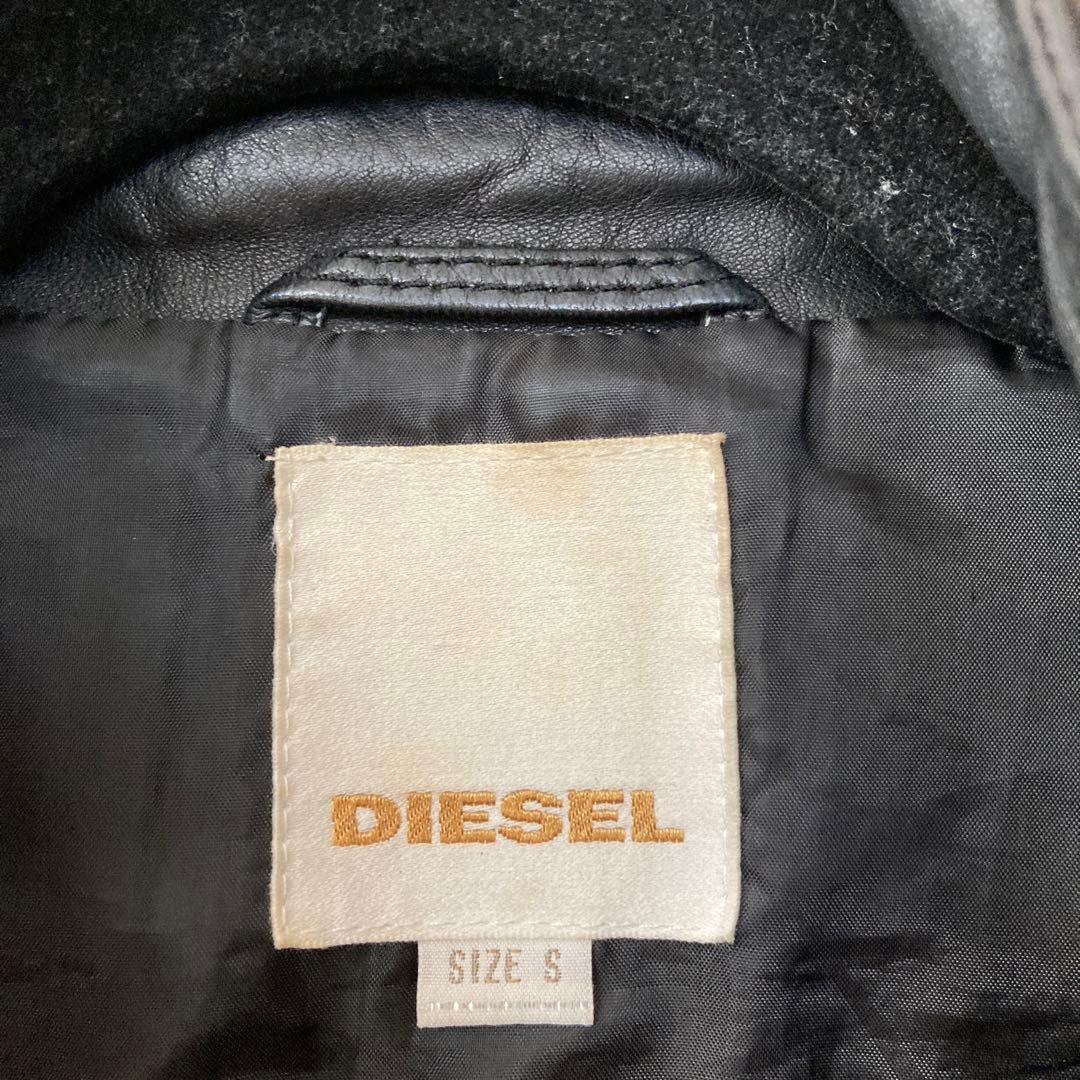 ディーゼル　disel ラムレザー　ライダース