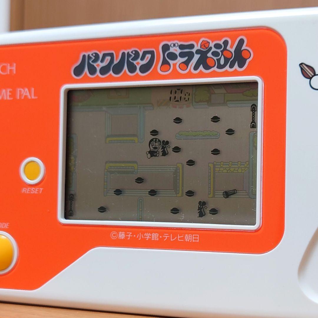 【動作確認済】パクパクドラえもん 箱付き 液晶ゲーム 1989年製 携帯ゲーム