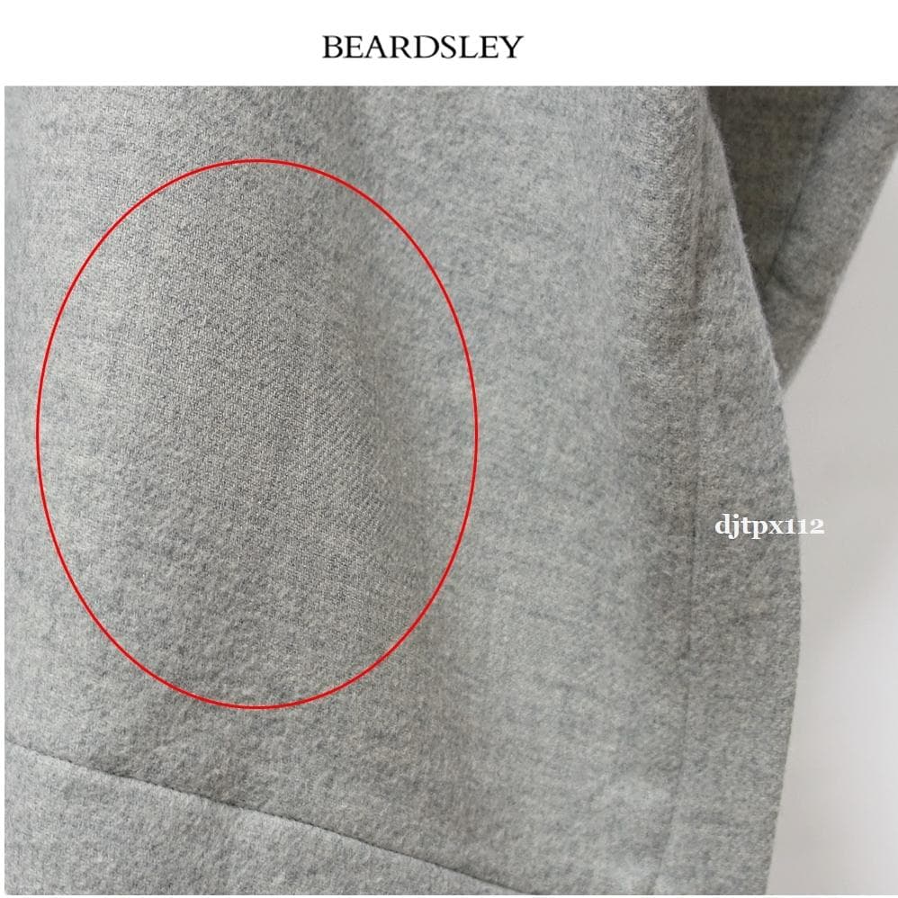 訳あり☆早い者勝ち☆BEARDSLEY*定番 ウールナイロン フーディコート