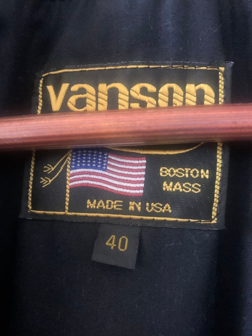 VANSON バンソン C2スリムフィット サイズ40 セレクトショップ別注