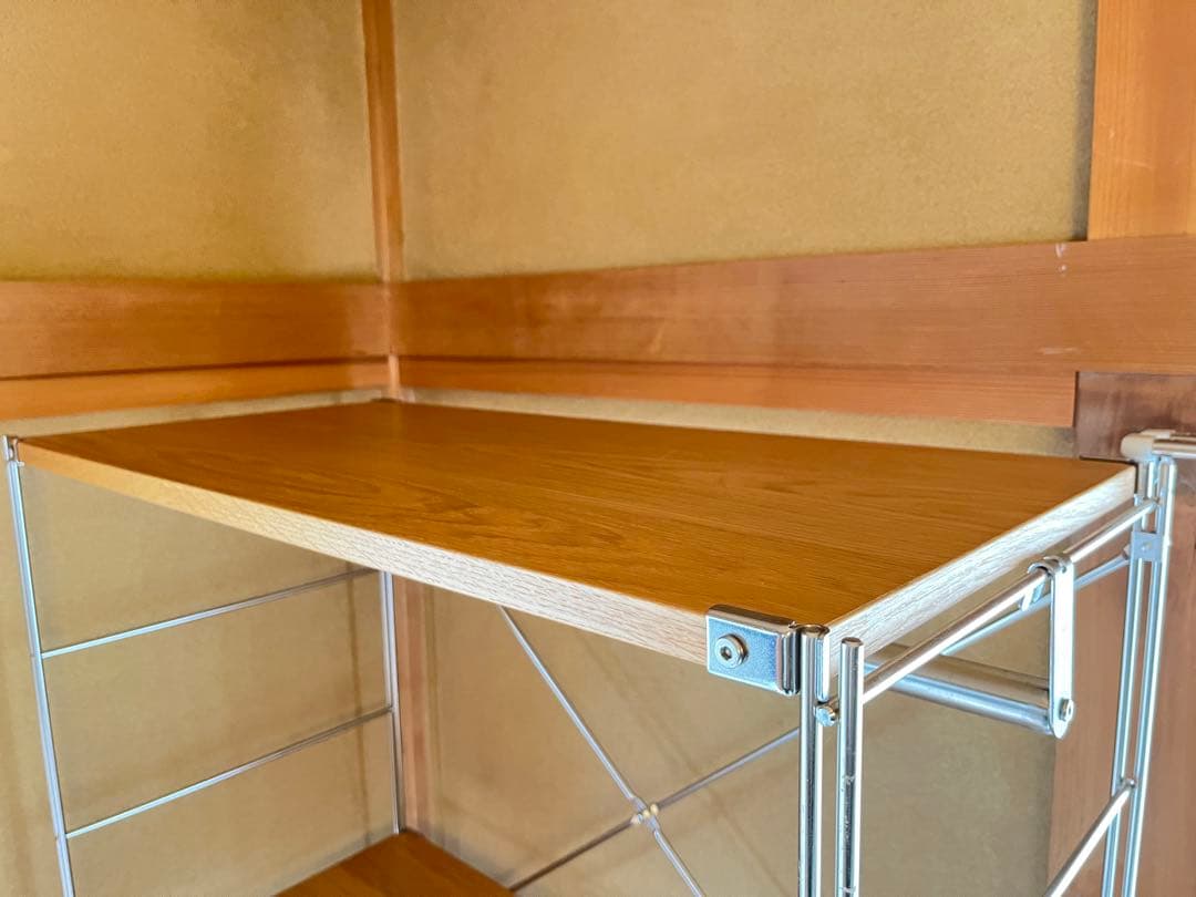 無印良品 ステンレスユニットシェルフ・オーク材・ワードローブセット
