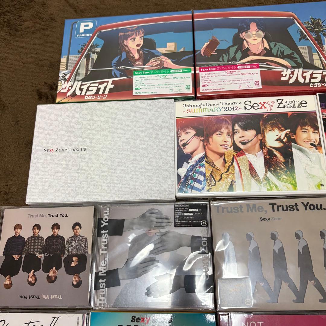 SexyZone セクゾ ブルーレイ DVD CD まとめ売り 19点