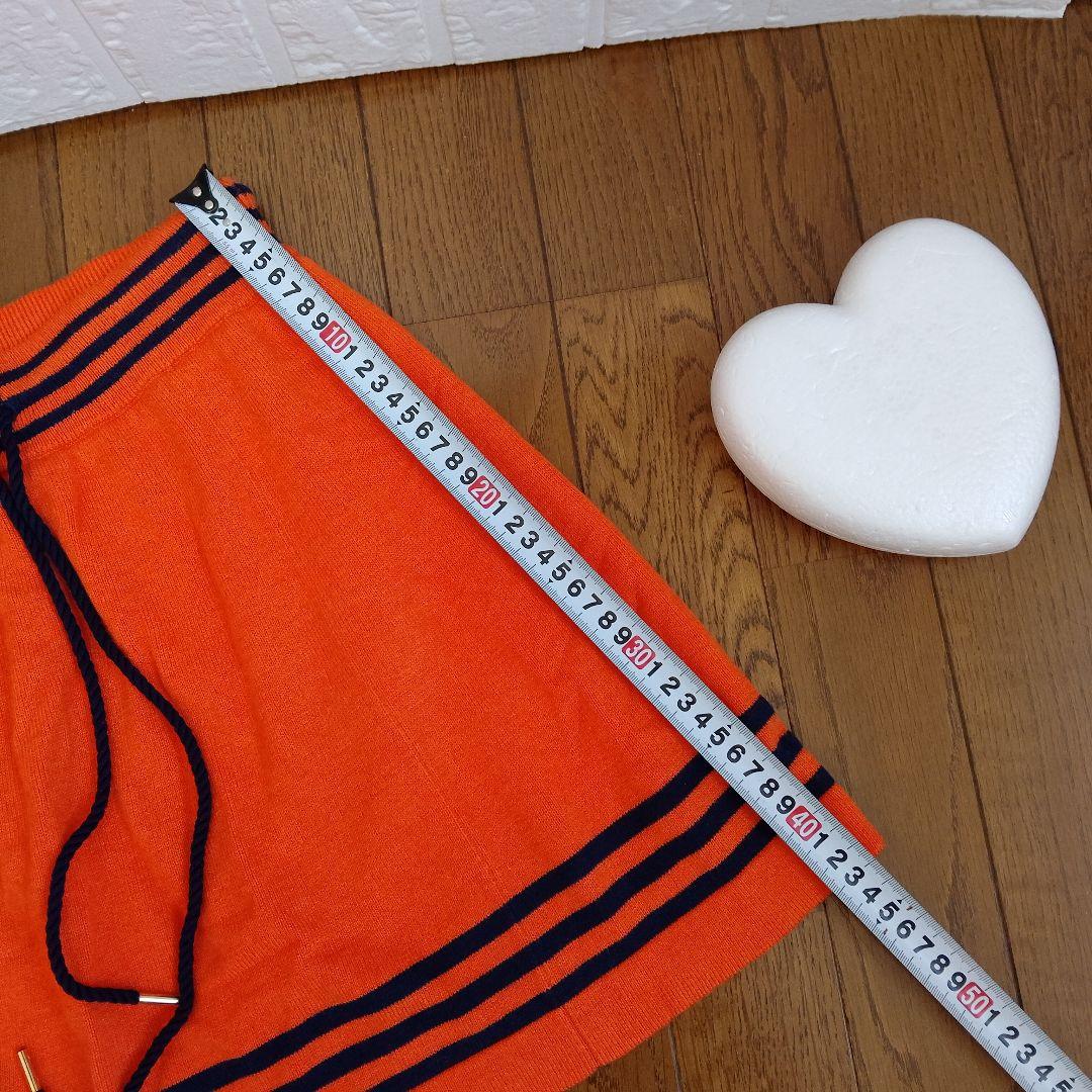 VIVA HEART GOLFオレンジ セーラー襟 セットアップ レディース S