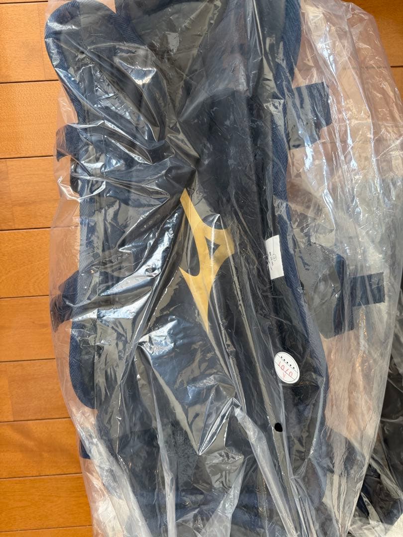 【まる】ミズノプロ　軟式用　キャッチー防具3点セット　新品　ネイビー