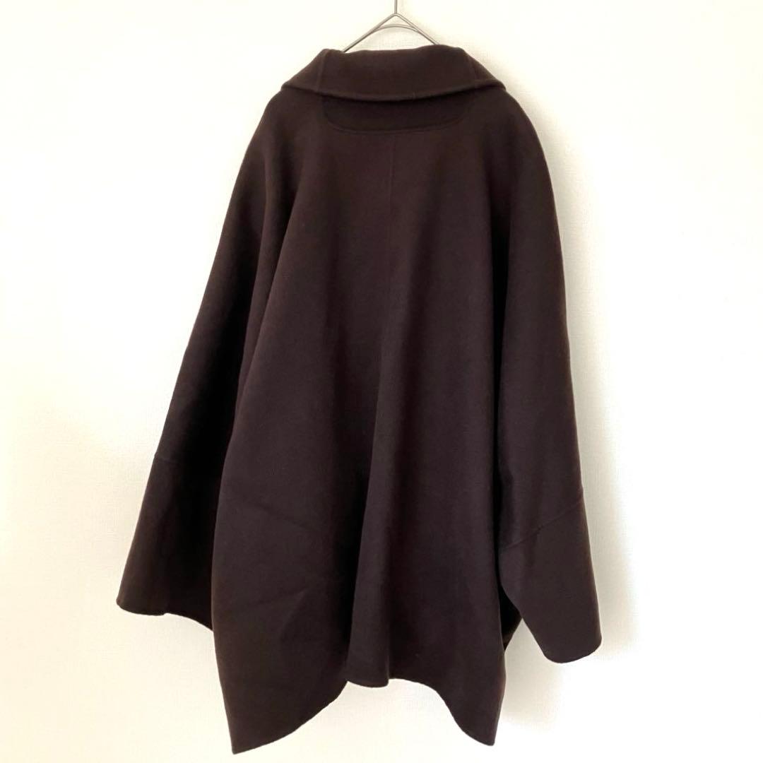 B7 ベーセッツ　DRESSLAVE ショートウールコート　ショール　ポンチョ