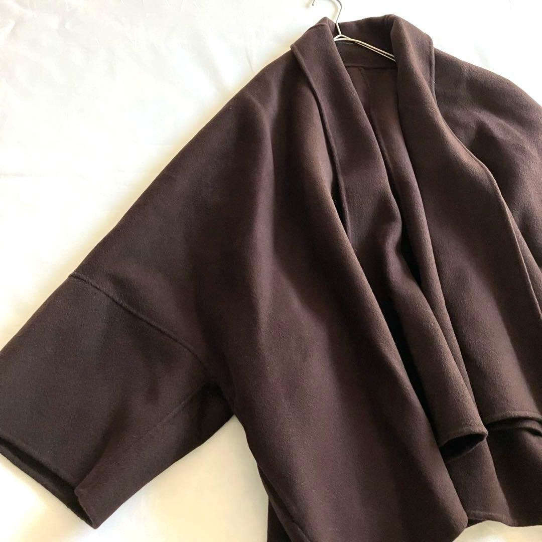 B7 ベーセッツ　DRESSLAVE ショートウールコート　ショール　ポンチョ