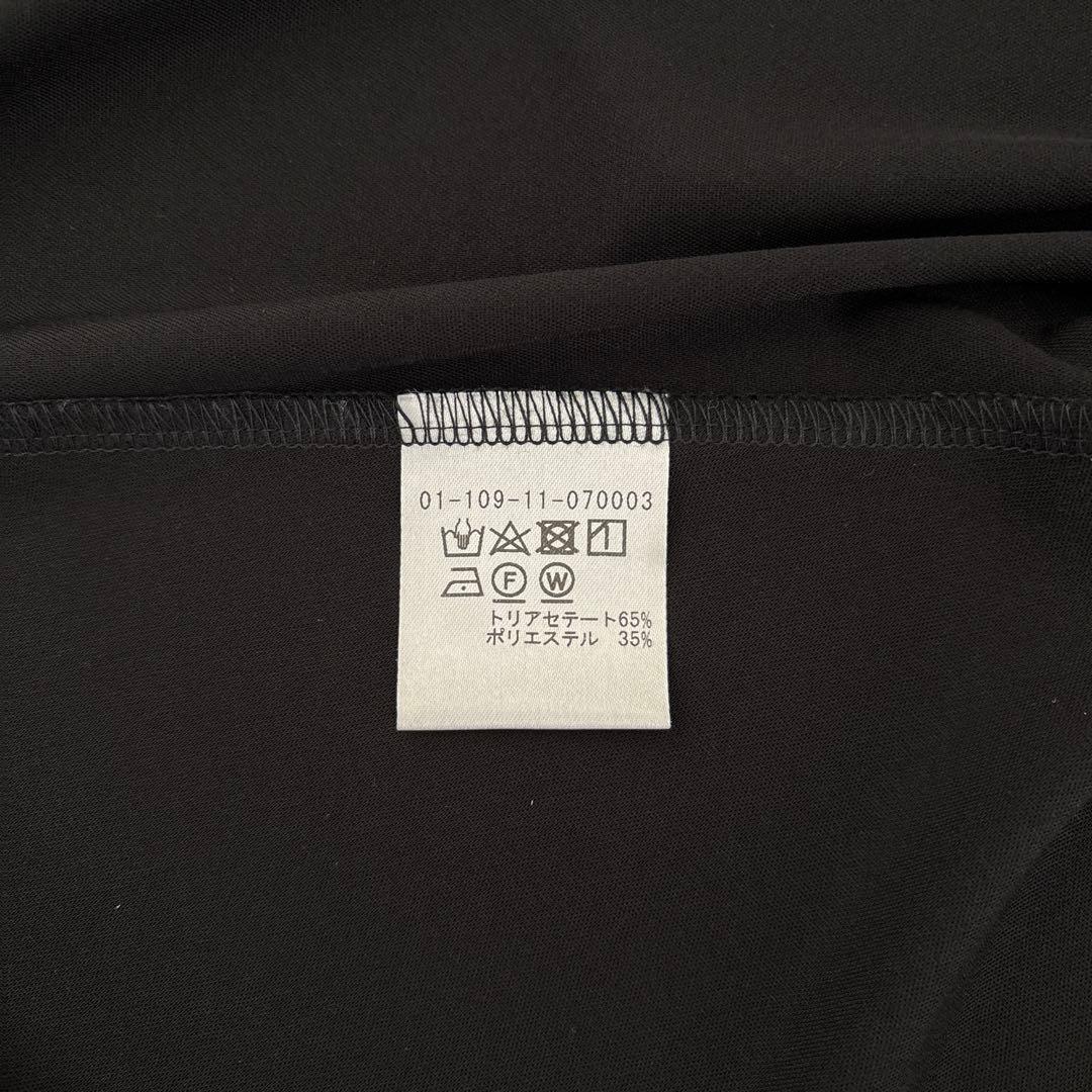 【美品✴︎】ESTNATIONエストネーション カシュクールワンピ ブラック