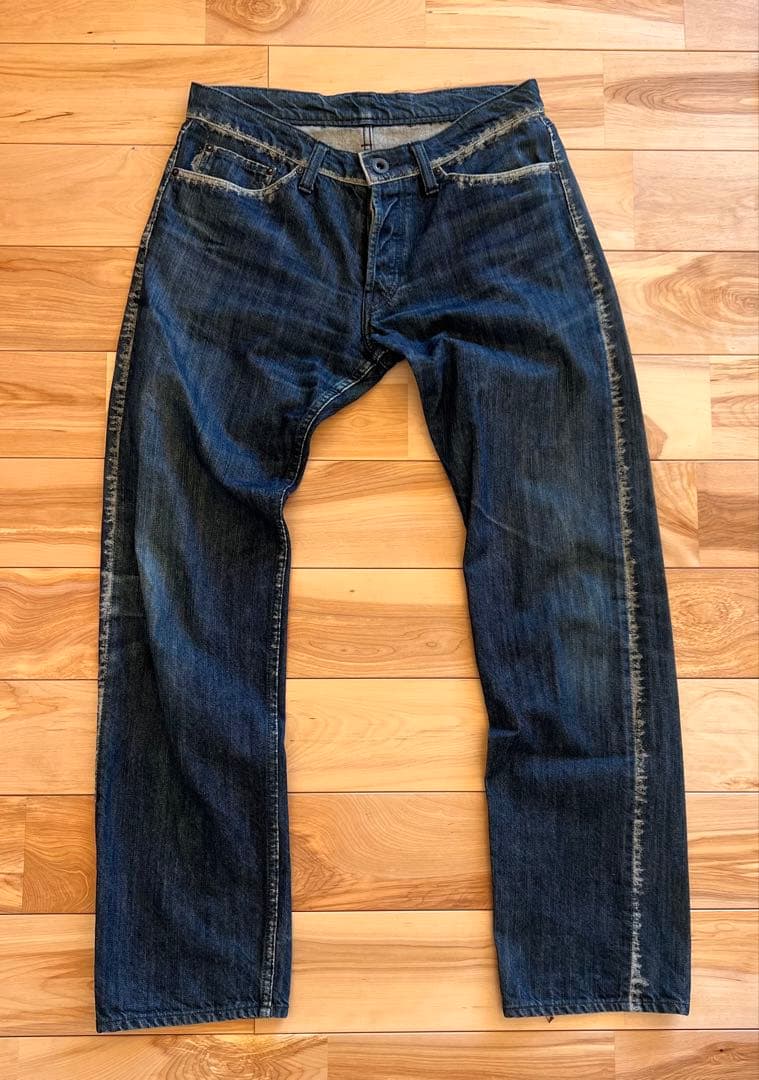 美品　ISSEY MIYAKE MEN イッセイミヤケ　デニム　メンズ　サイズ2