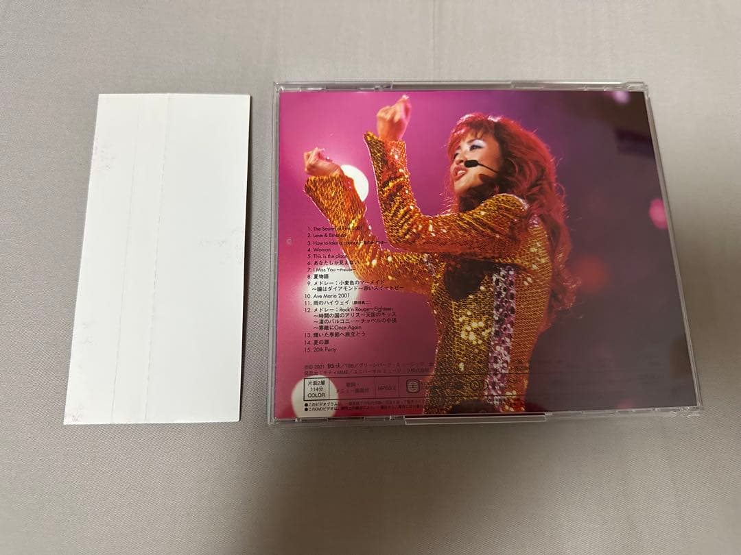 松田聖子 Concert Tour 2001 LOVE EMOTION DVD