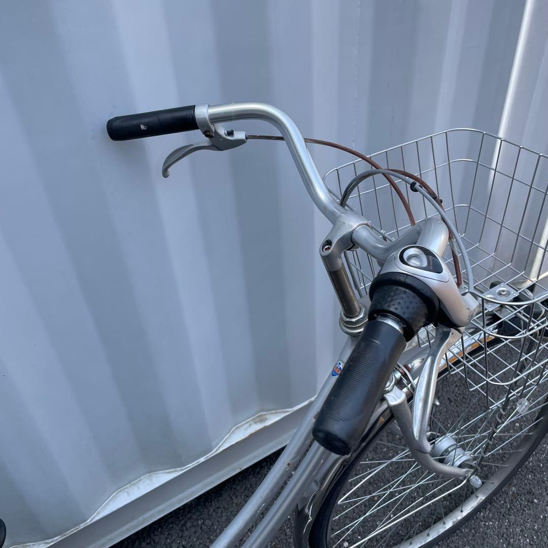 【都内/千葉市引取】ママチャリ 26インチ自転車 カゴ/鍵/ライト付
