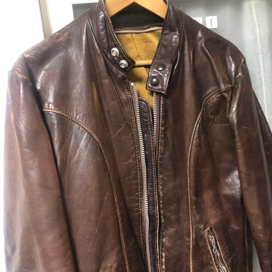 SCHOTT ショットライダースジャケット　シングルライダース　ヴィンテージ