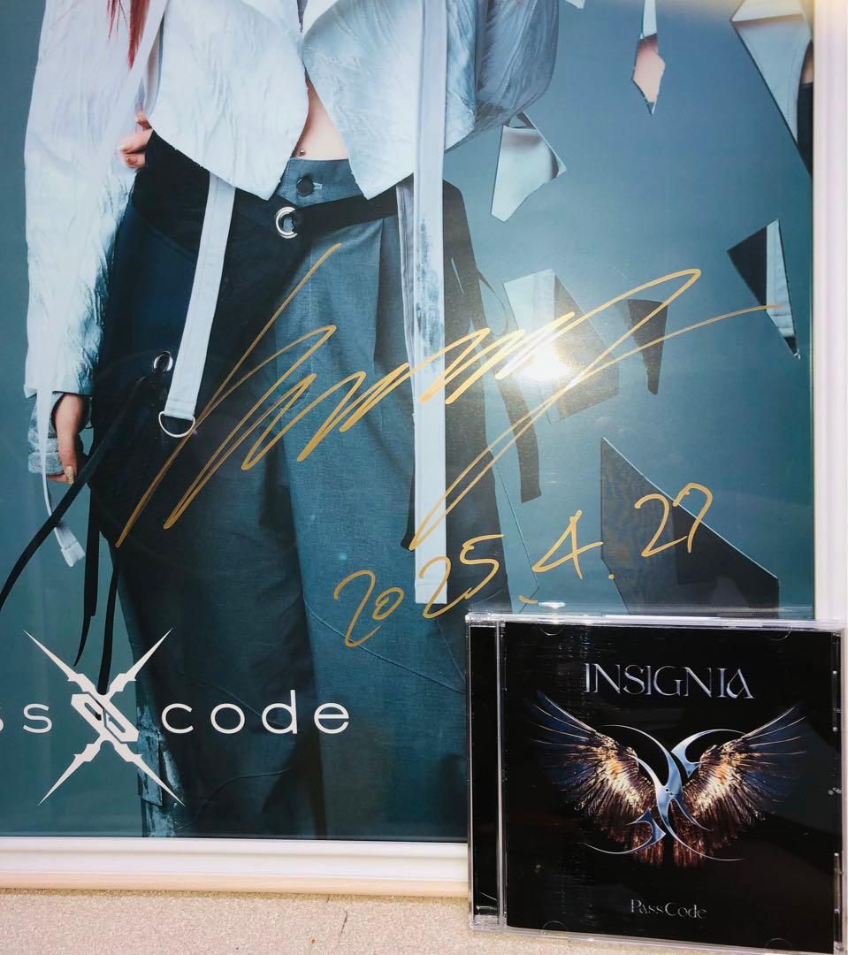 PassCode INSIGNIA CDと有馬えみりサイン入りポスター A2