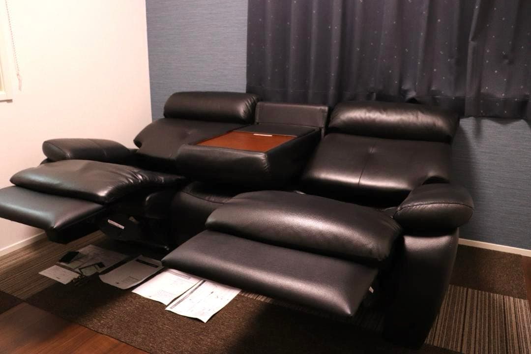 【直接引取】3人掛け 電動リクライニングソファ馬場家具 ERパークスS