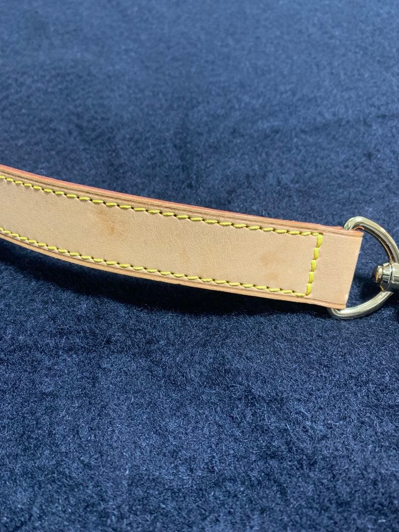 ルイヴィトン ヌメ革 ショルダーストラップ ゴールド金具