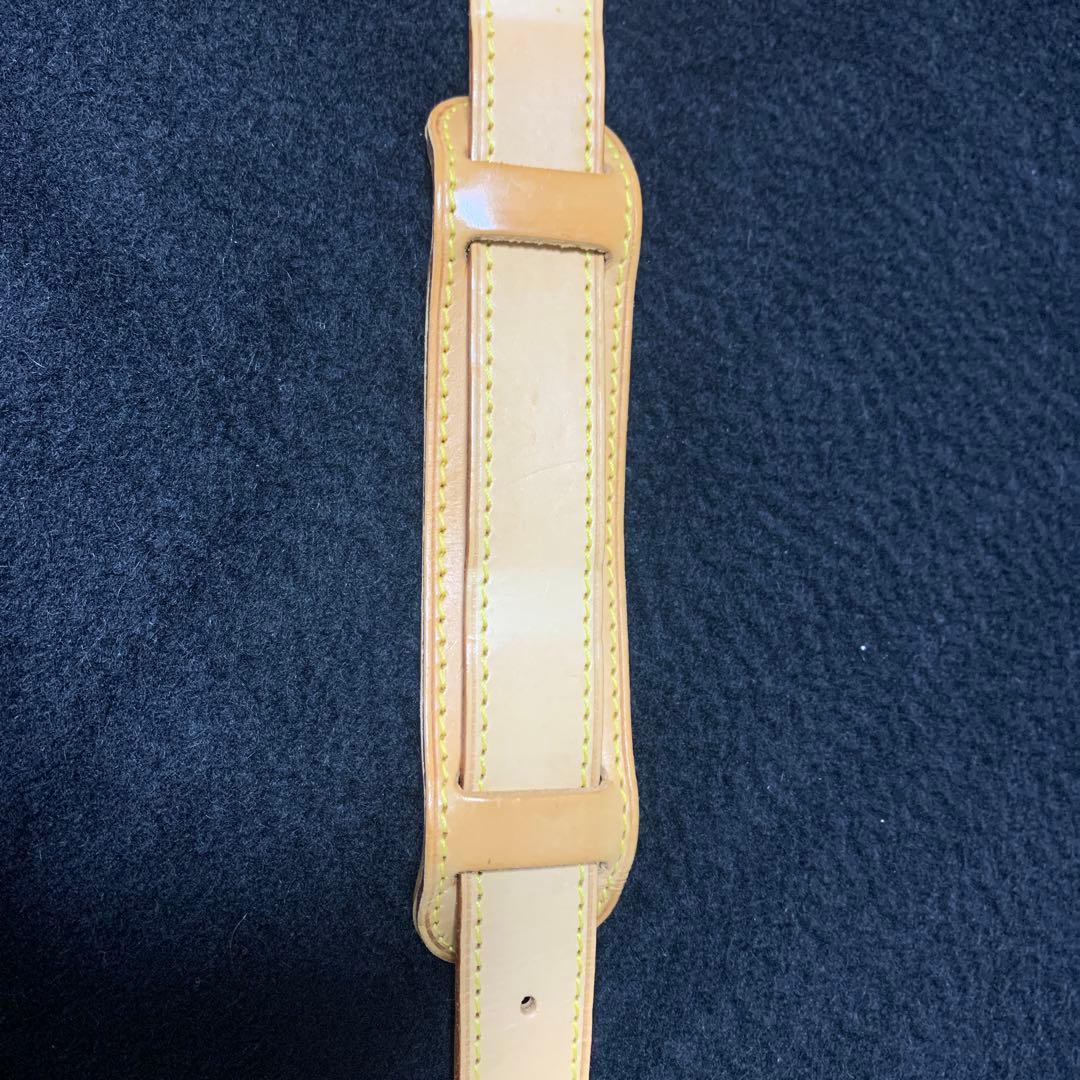 ルイヴィトン ヌメ革 ショルダーストラップ ゴールド金具