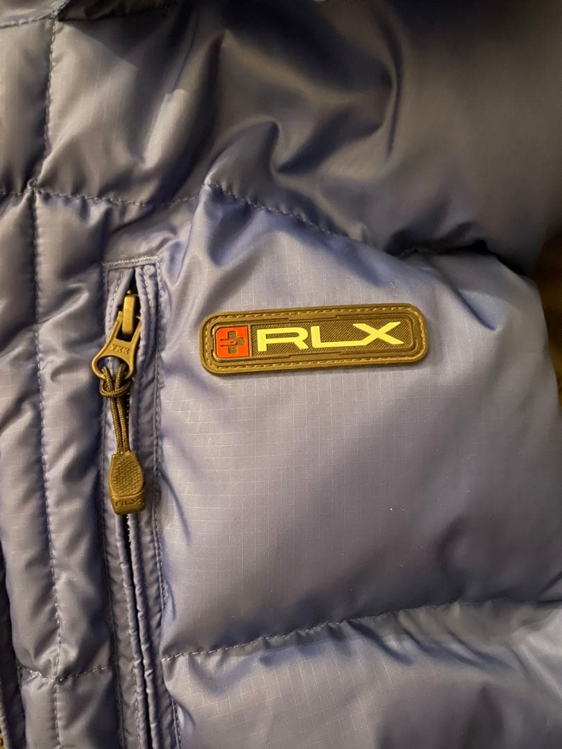 RLX RALPH LAUREN 青 ダウンベスト Lサイズ
