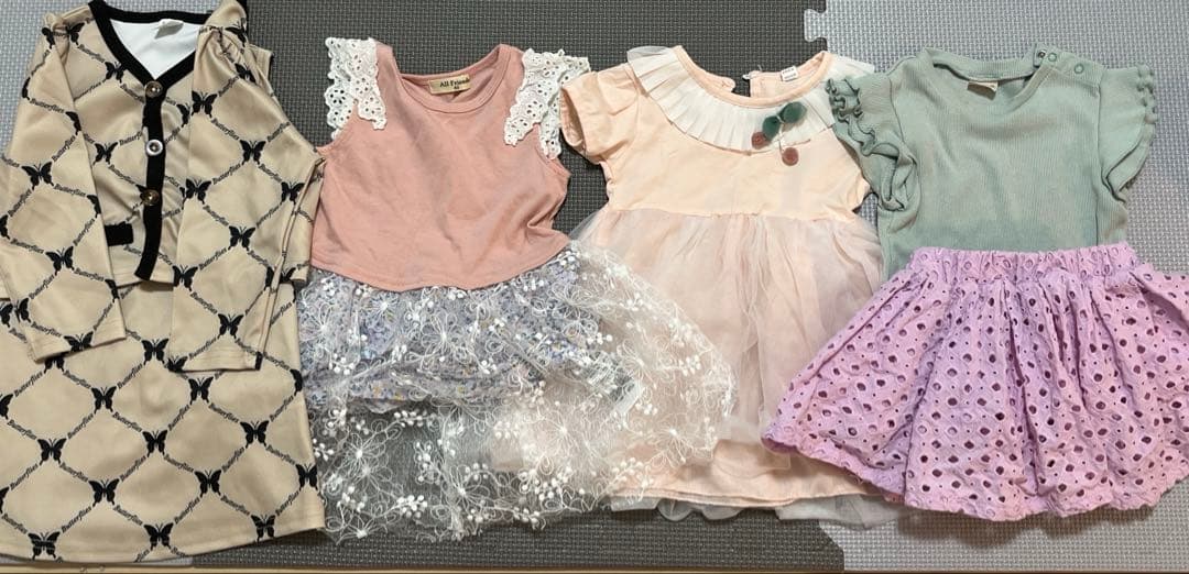 早い者勝ち！80-90cm女の子服約70点まとめ売り❣️