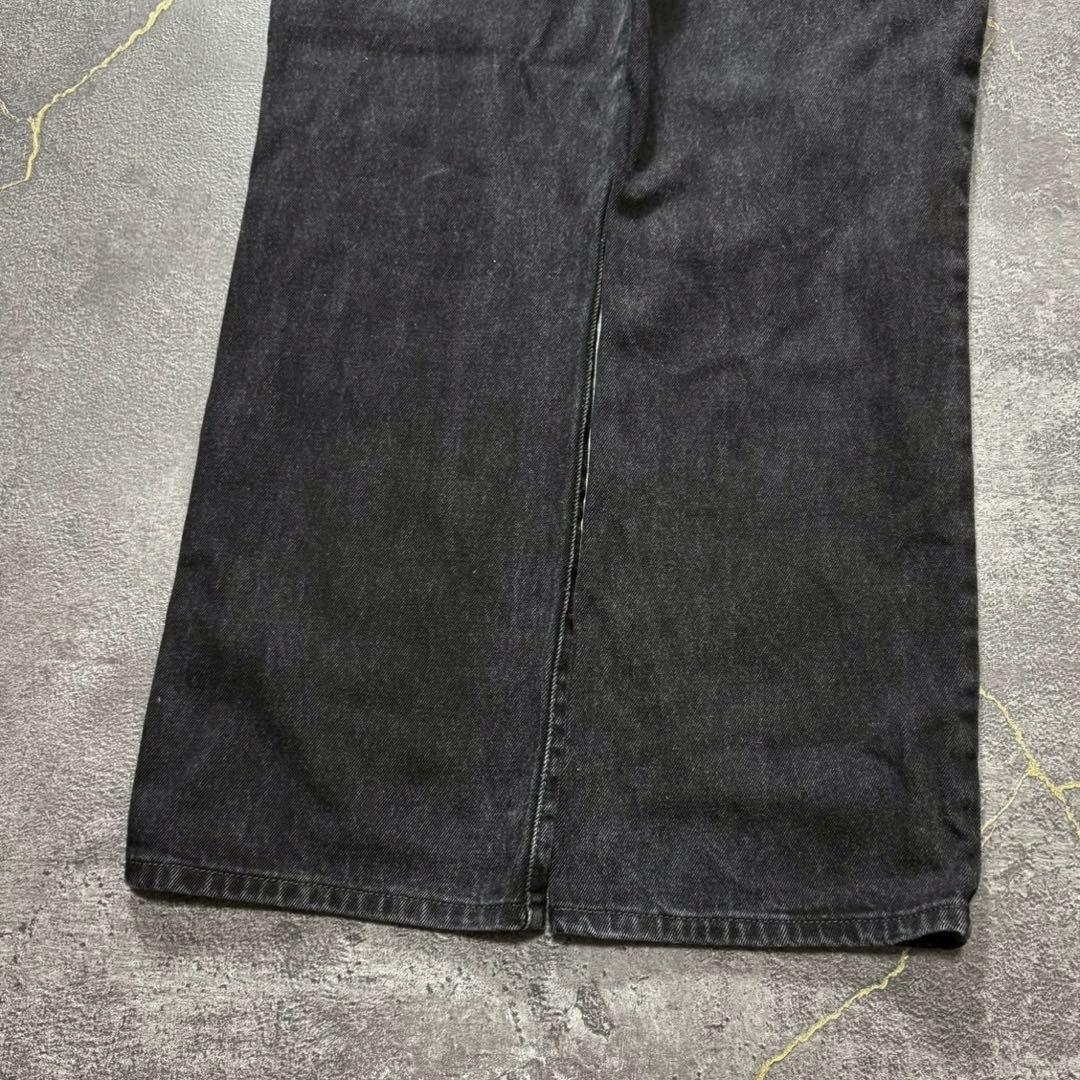 美品Levi's 517後染めブラックデニムW34blackフレアブーツカット