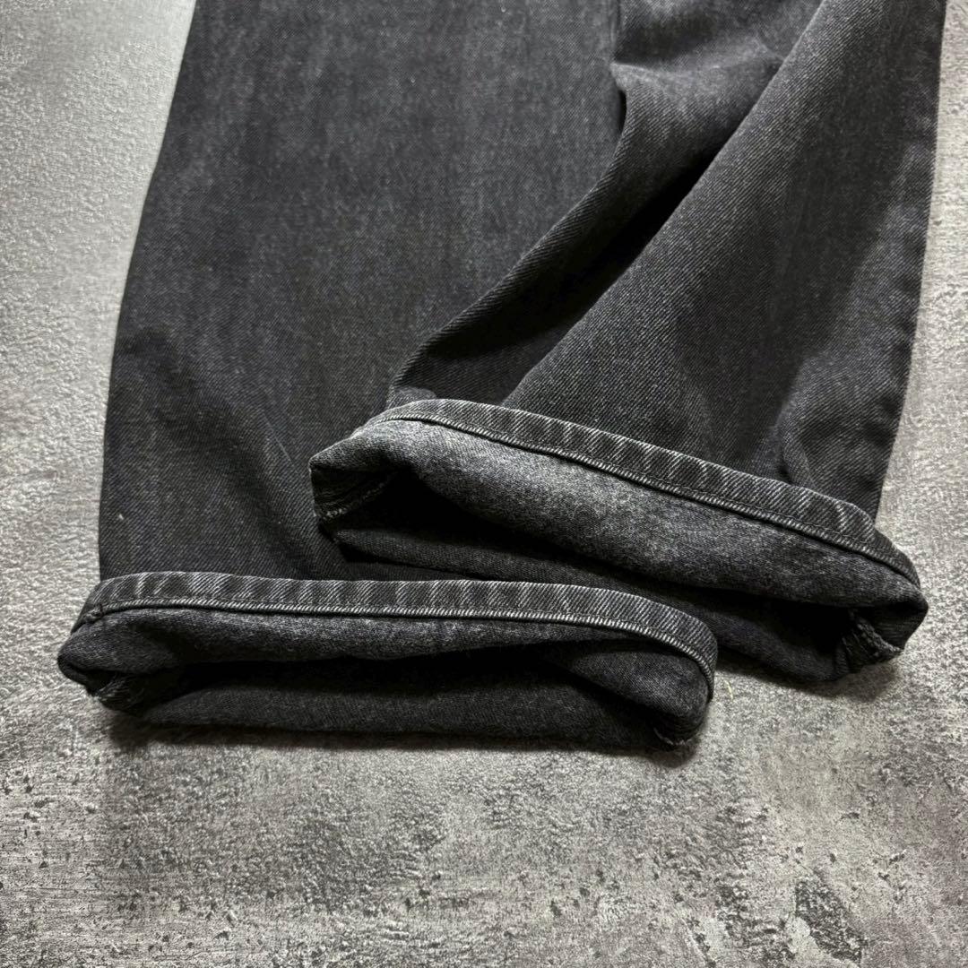 美品Levi's 517後染めブラックデニムW34blackフレアブーツカット