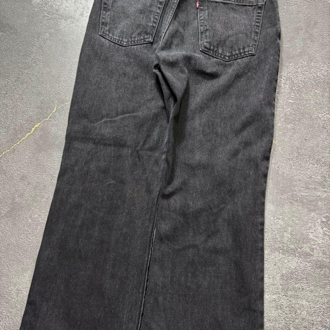 美品Levi's 517後染めブラックデニムW34blackフレアブーツカット