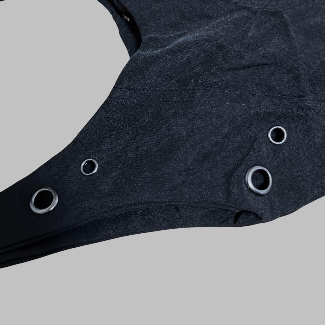 EYELETS NYLON TOTE BAG (BLACK) 3123B バッグ