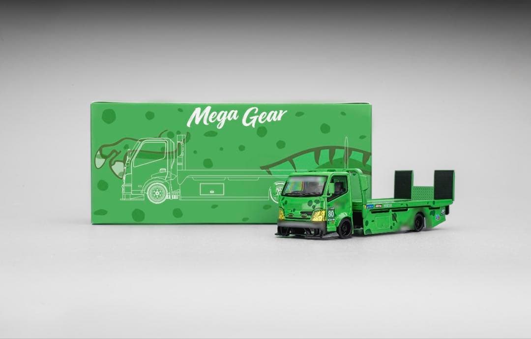 Mega Gear 1/64 積載車 カスタム グリーン