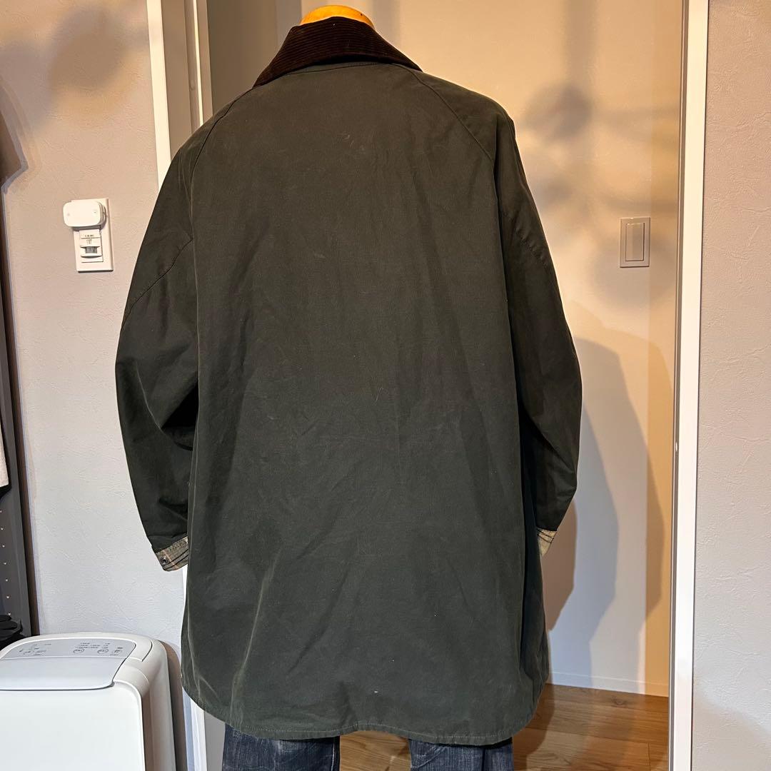 美品Barbour Beaufort 40セージ オイルドジャケット バブアー