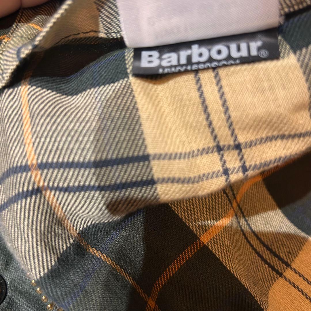 美品Barbour Beaufort 40セージ オイルドジャケット バブアー