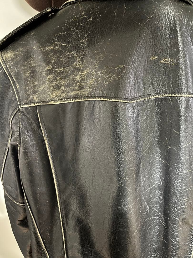 Saint Laurent Paris レザーライダース L01 48 エディ期