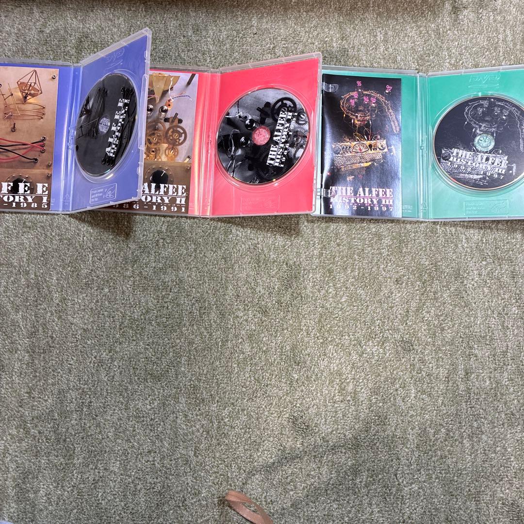 THE ALFEE HISTORY I〜III DVDBOX ポストカード未開封