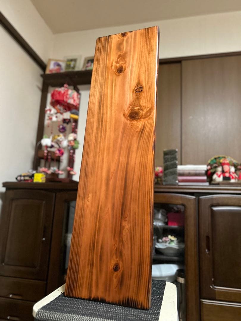 オーダー看板　木製看板　ヒノキ