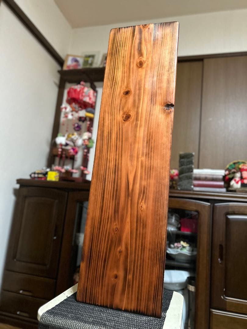 オーダー看板　木製看板　ヒノキ