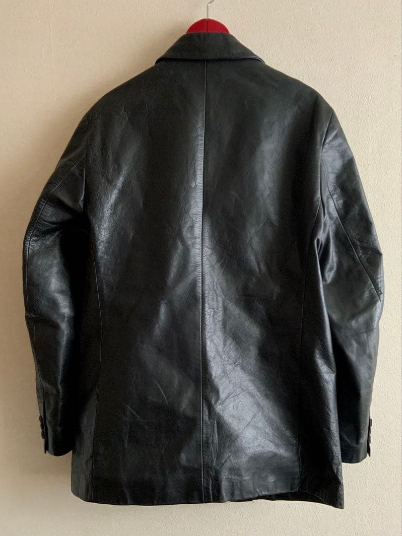 90s 00s old GAP レザー テーラード ジャケット オールド