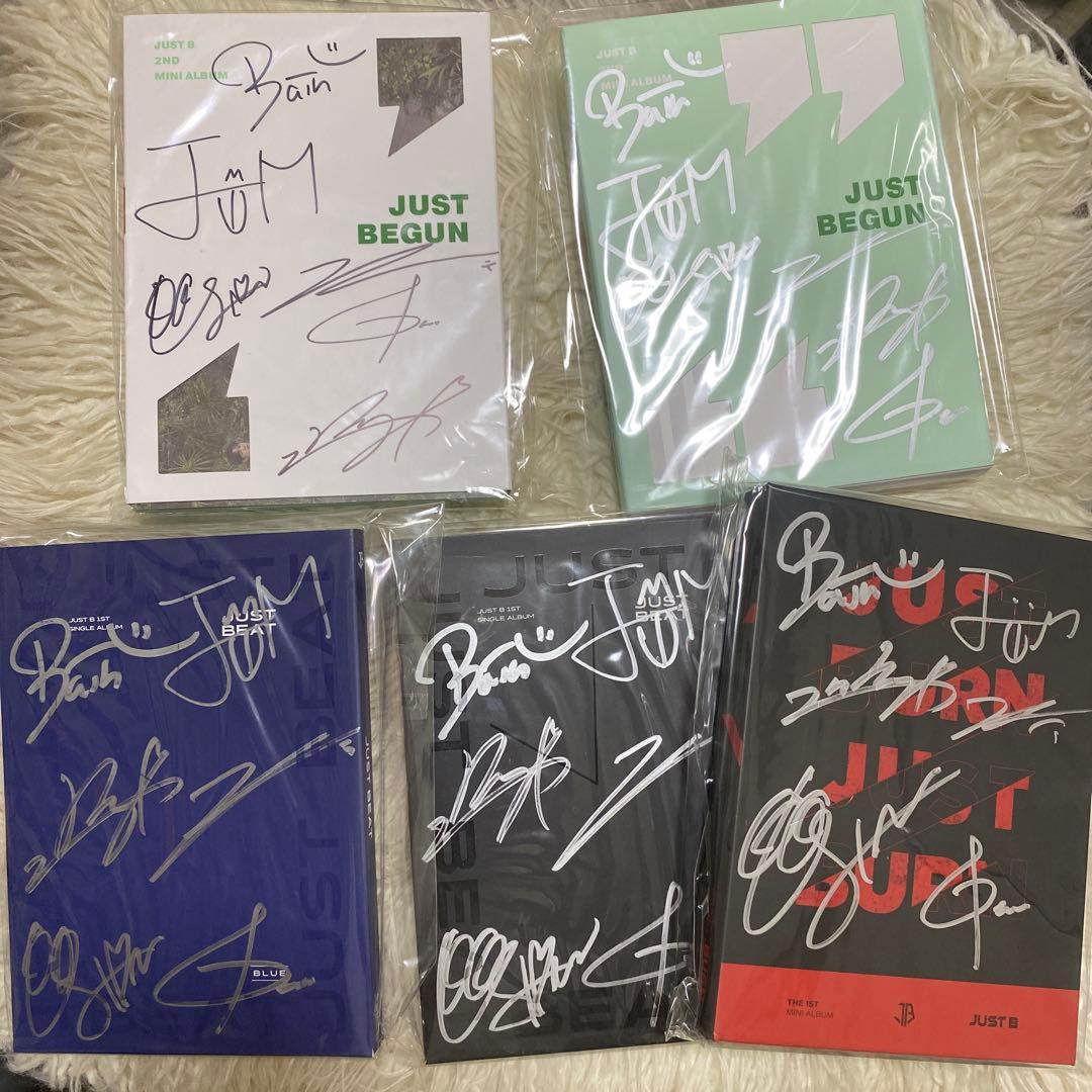 JUST B ジャスビー　直筆サイン入りCD