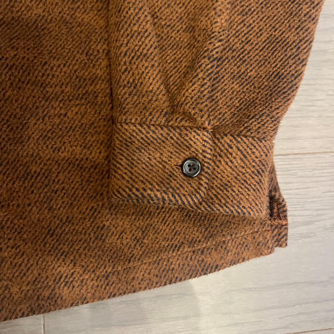 Supremeフランネルジャケット XL ブラウン