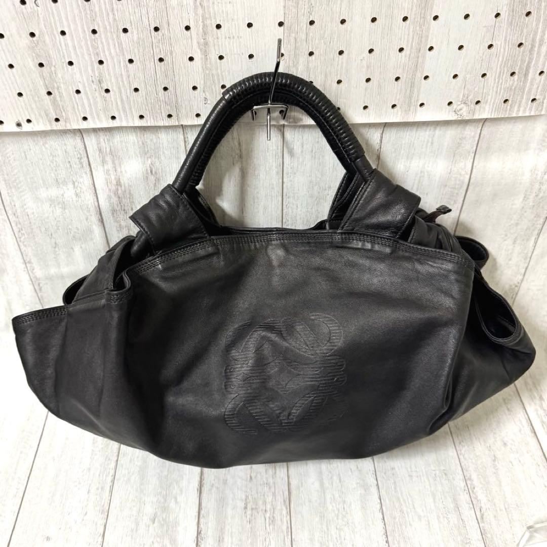 美品✨ 大人気⭐︎LOEWE ロエベ ハンドバッグ ナッパアイレ アナグラム 革