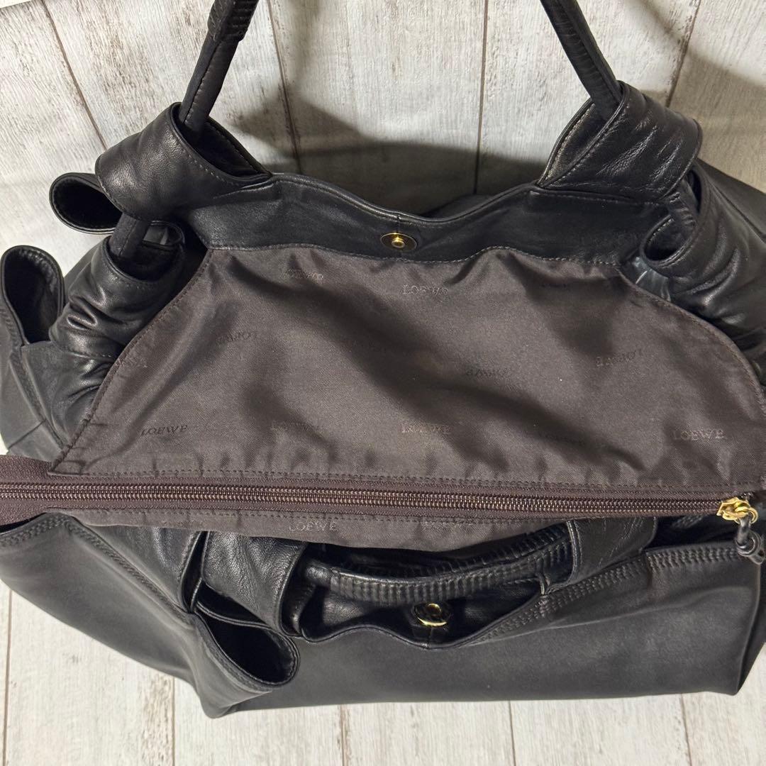 美品✨ 大人気⭐︎LOEWE ロエベ ハンドバッグ ナッパアイレ アナグラム 革