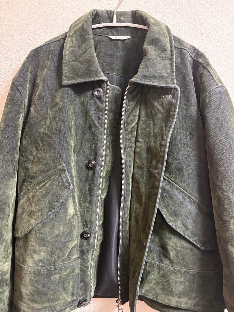 ZARA ベロアツイルジャケット　Lサイズ