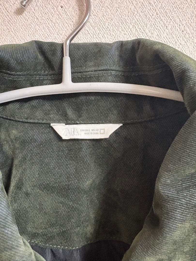ZARA ベロアツイルジャケット　Lサイズ